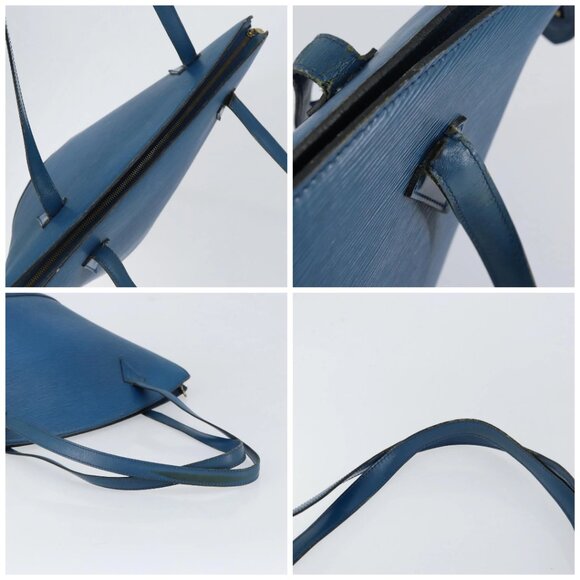 LOUIS VUITTON Epi Saint Jacques Shopping Shoulder Bag Blue M52275 LV Auth 152650 - Picture 16 of 16